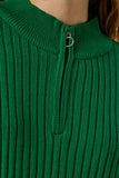 Yeşil Fitilli Oversize Triko Elbise DD01251