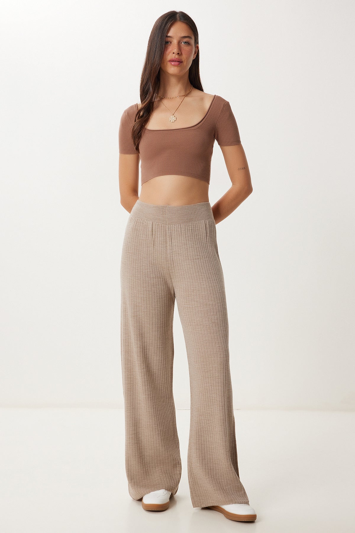 Vizon Fitilli Triko Pantolon Kİ00096