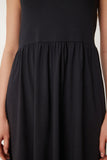 Siyah Halter Yaka Basic Yazlık Örme Elbise CR00474
