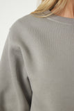 Füme Şardonlu Crop Sweatshirt UB00178