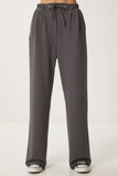 Füme Bol Paça Rahat Örme Pantolon RV00204
