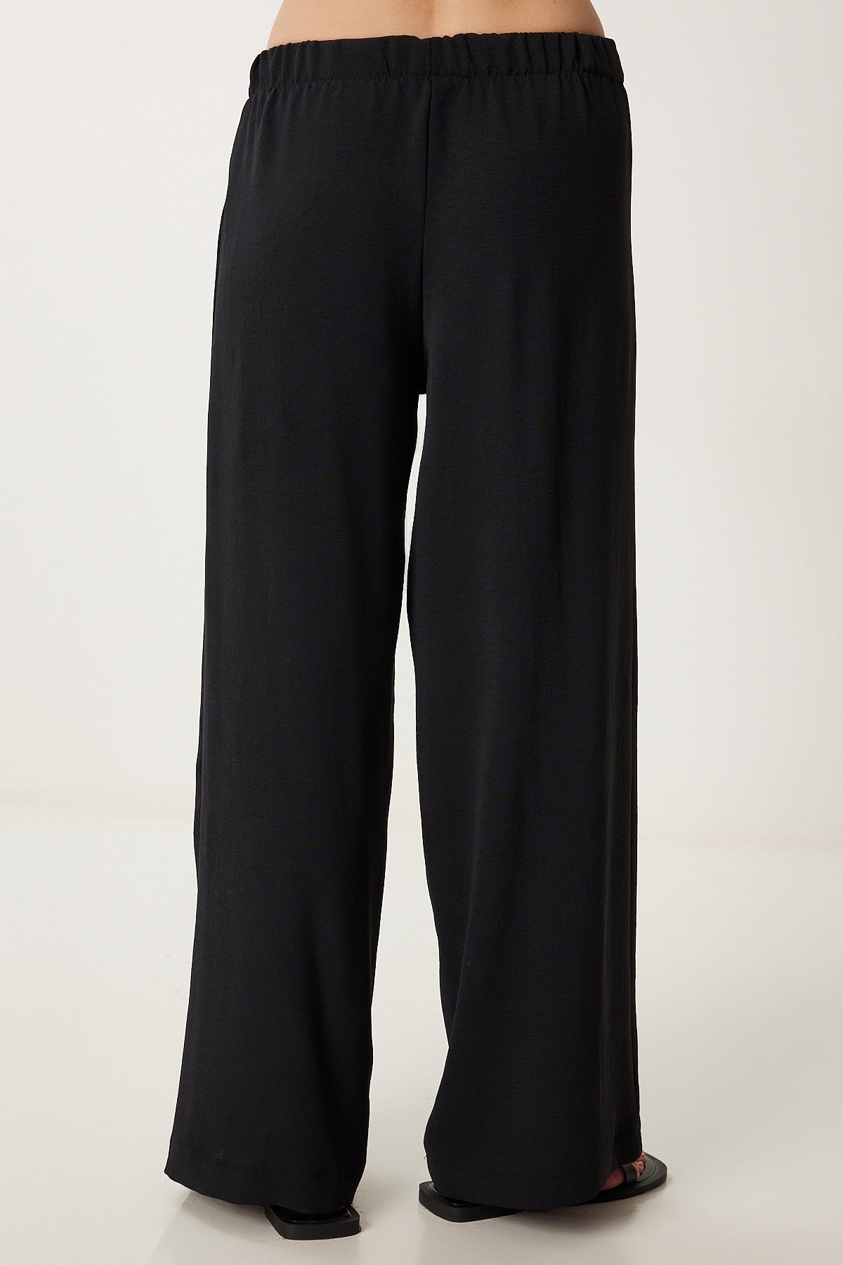 Siyah Anvelop Yaka Bluz Pantolon Takım DD01355