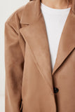Camel Oversize Premium Süet Ceket KT00016