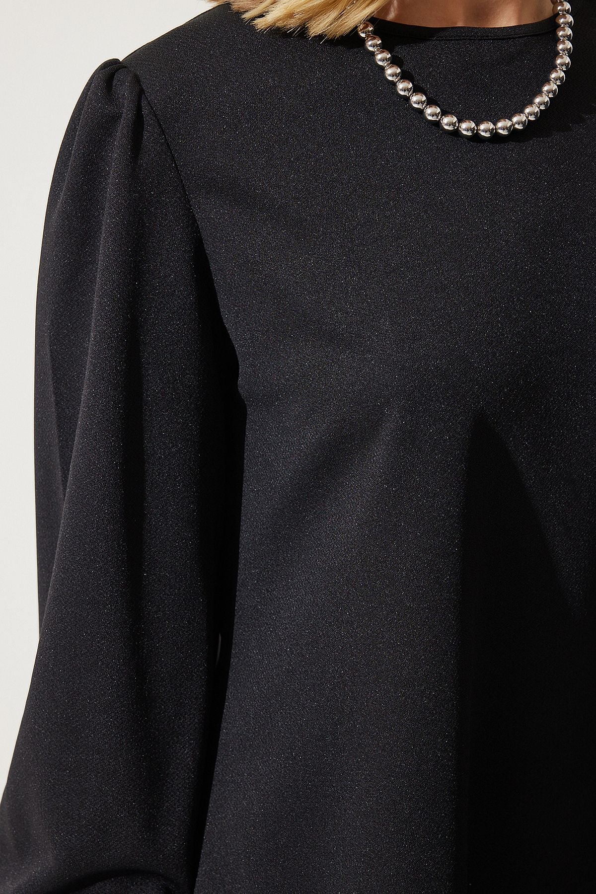 Siyah Tunik Etek Örme Takım DD01317