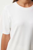 Beyaz T-Shirt Eşofman Takım  FN03215