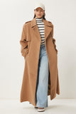 Bisküvi Premium Oversize Kaşe Kaban FN03441