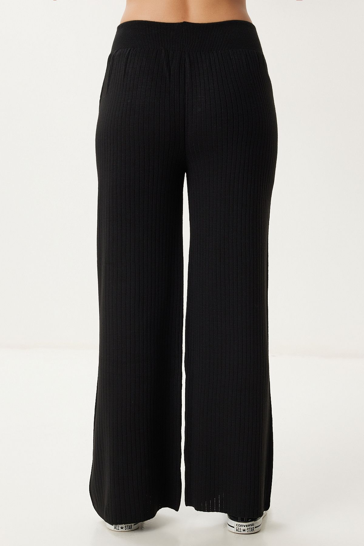 Siyah Fitilli Triko Pantolon Kİ00096