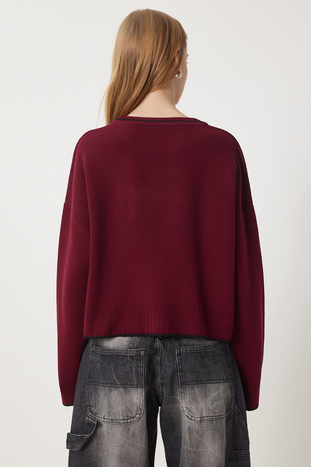 Bordo Basic Triko Kazak PF00010