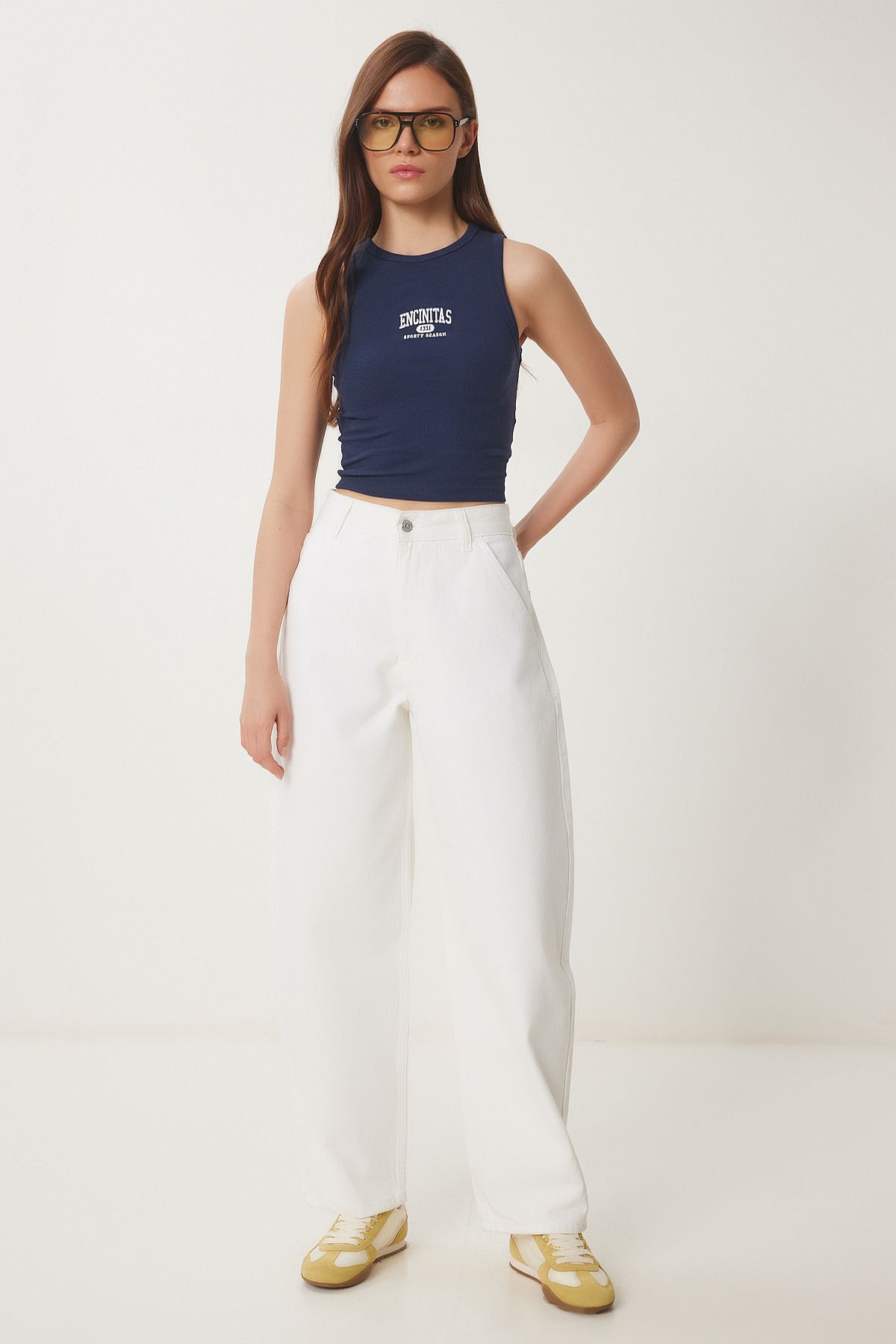 Kemik Yıkamalı Baggy Jean OK00064