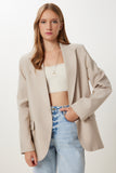 Taş Vatkalı Şal Yaka Blazer Ceket KT00022