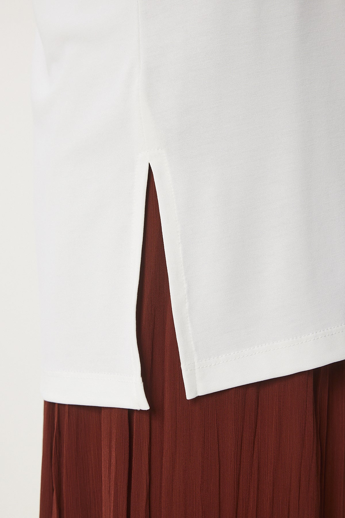 Kemik Oversize Basic Modal T-shirt UB00323