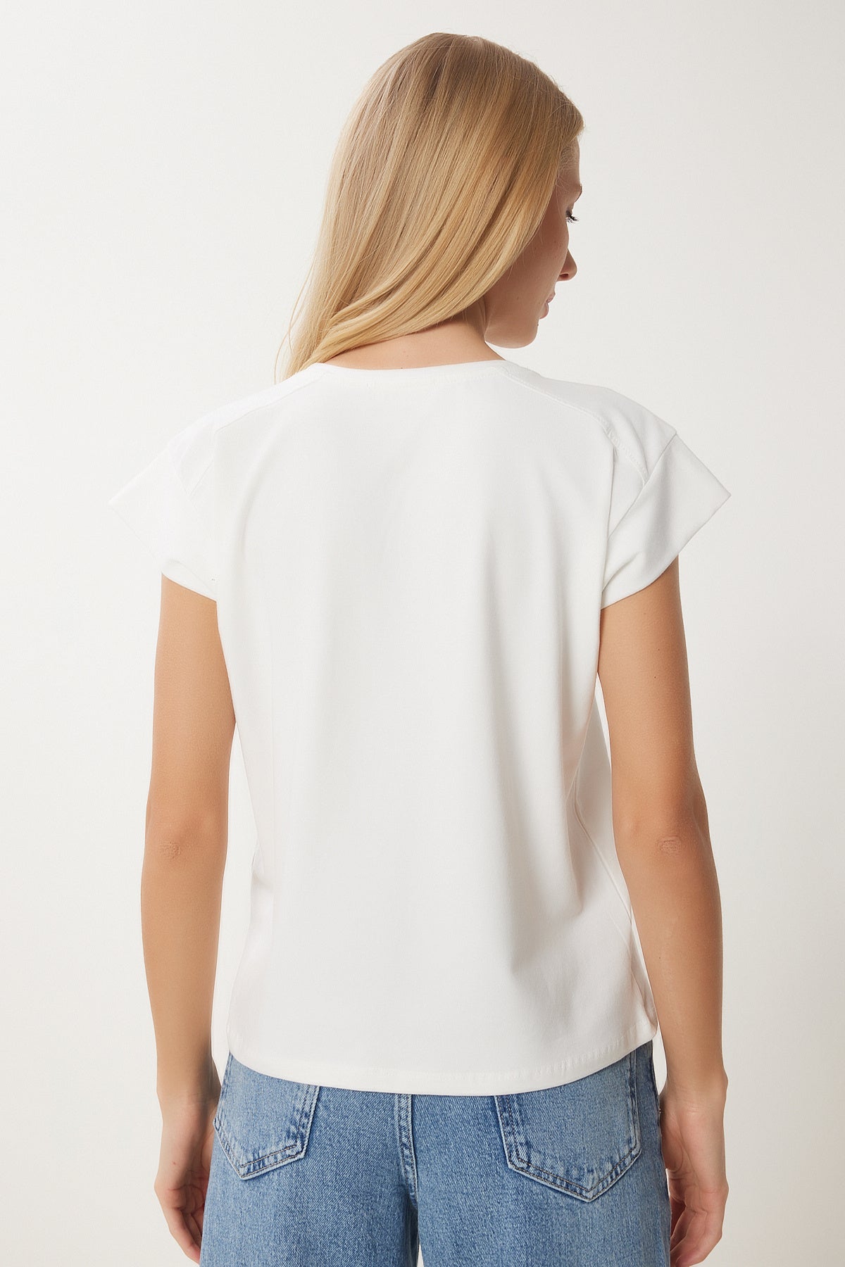 Kemik Basic Örme T-Shirt HW00017