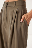 Haki Modal Palazzo Pantolon BV00156