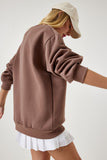 Vizon Şardonlu Basic Sweatshirt OW00001