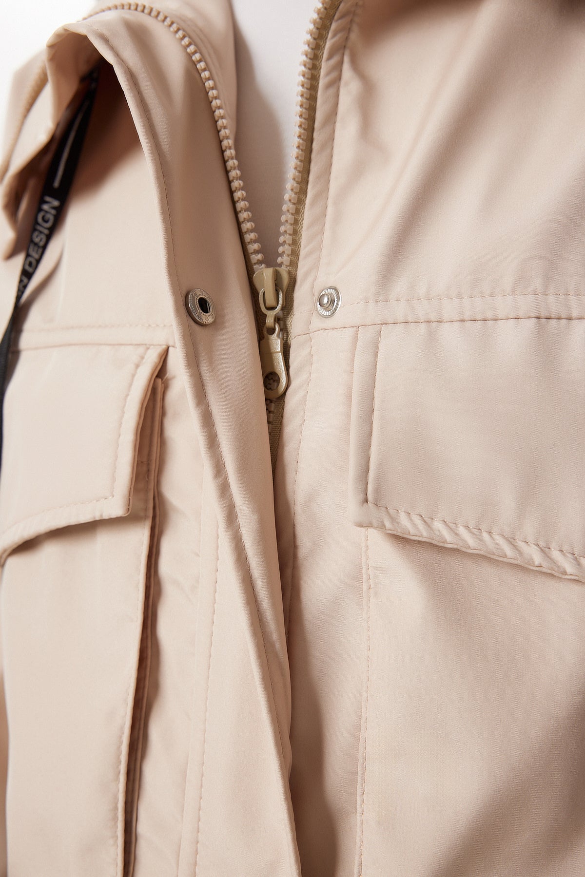 Krem Mevsimlik Bomber Mont MX00243