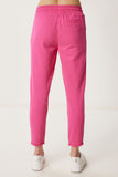 Koyu Pembe Cepli Gabardin Pantolon WF00113