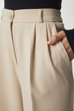 Krem Cepli Palazzo Pantolon DW00001