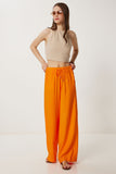 Oranj Geniş Paça Rahat Yazlık Pantolon WF00117