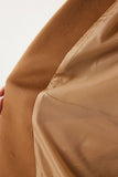Camel Kruvaze Yaka Kaşe Kaban FN03397