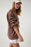 Vizon Şardonlu Basic Sweatshirt OW00001