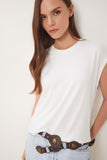 Kemik Basic Örme T-Shirt EN00643