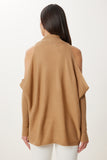 Bisküvi Cut Out Detaylı Oversize Triko Kazak AS00015