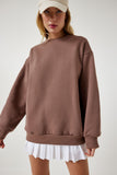 Vizon Şardonlu Basic Sweatshirt OW00001