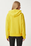 Sarı Kapüşonlu Şardonlu Sweatshirt OW00050
