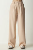 Krem Pilili Dokuma Pantolon UB00188