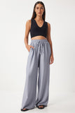 Gri Bol Paça Rahat Ayrobin Pantolon DP00206