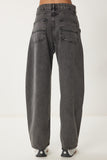 Antrasit Yıkamalı Baggy Jean OK00064