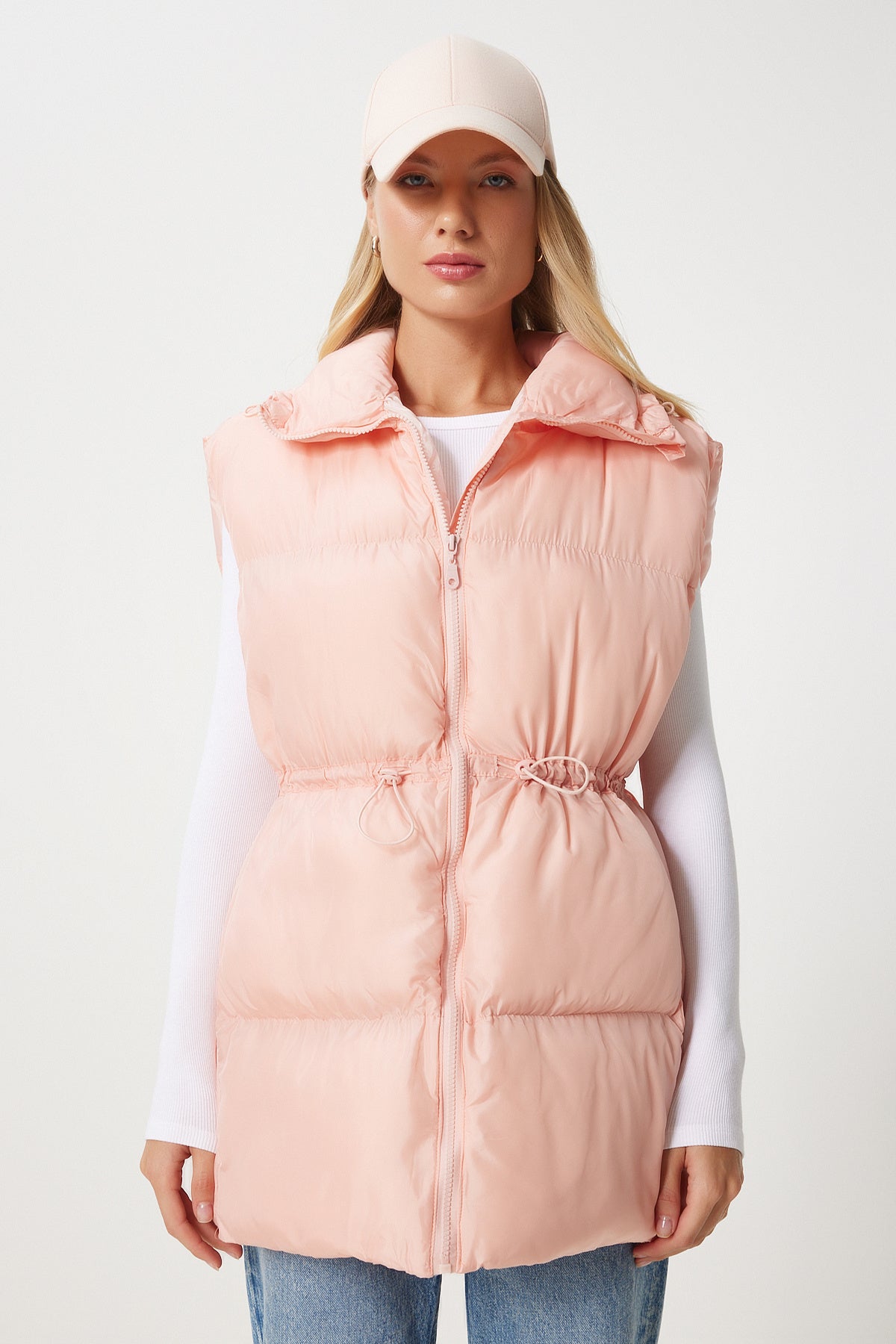 Pembe Beli Büzgülü Şişme Yelek  FN03360