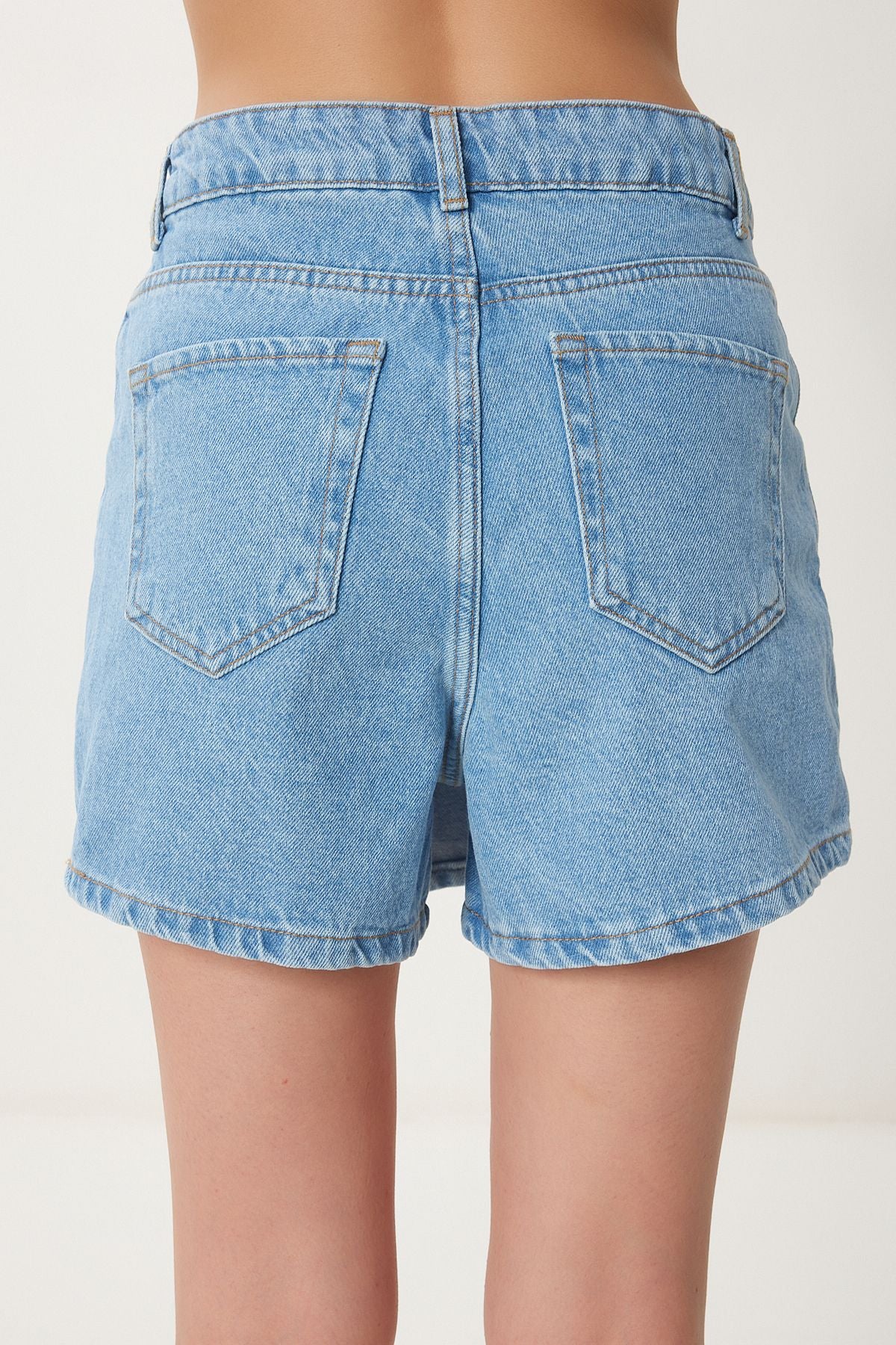 Mavi Mini Denim Şort Etek OK00066