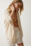 Latte Tek Cepli Boyfriend Poplin Gömlek CY00014