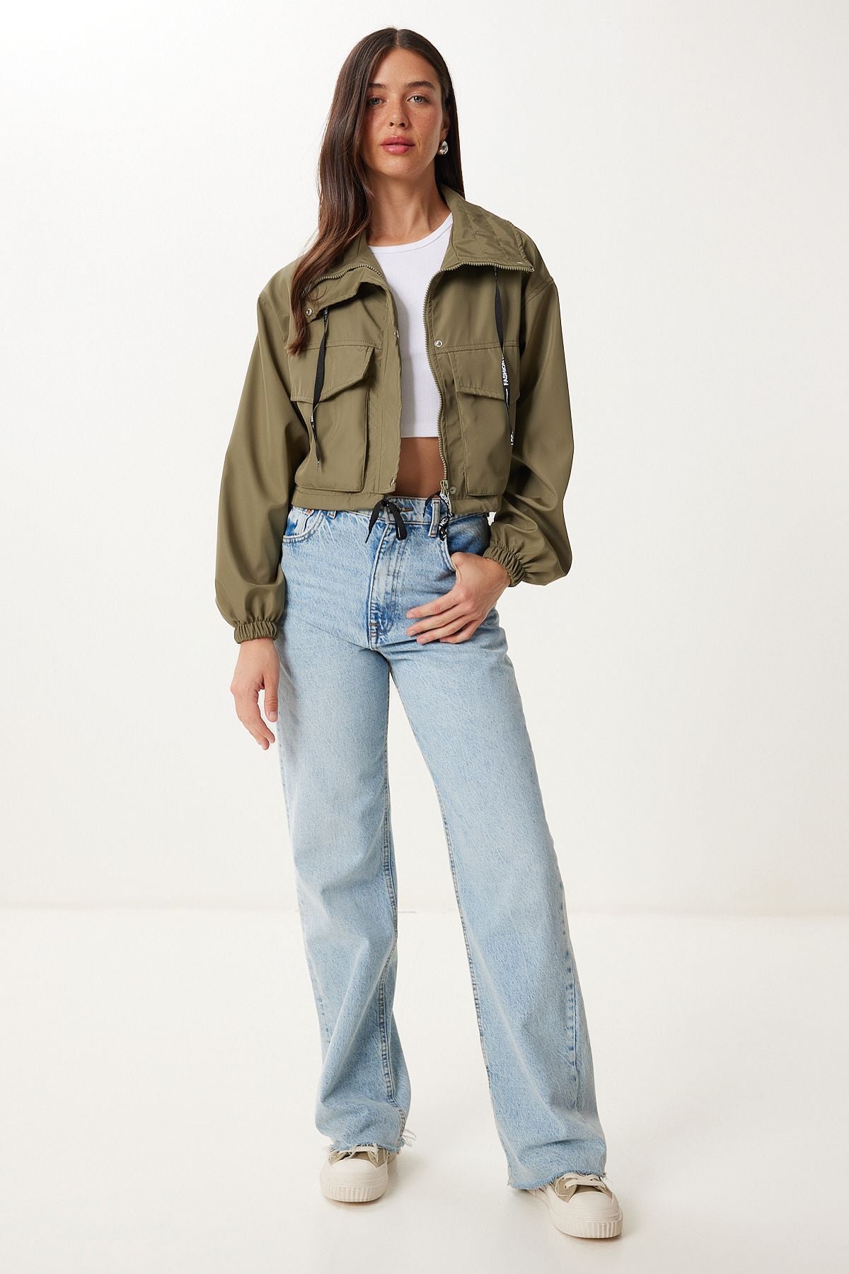 Haki Mevsimlik Bomber Mont MX00243