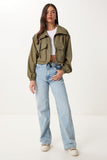 Haki Mevsimlik Bomber Mont MX00243