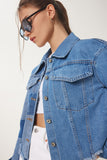 Mavi Kontrast Renkli Denim Ceket SA00034