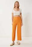 Oranj Orta Bel Culotte Dokuma Pantolon NS00435