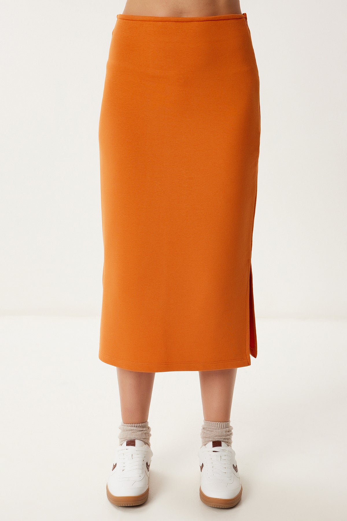 Oranj Örme Sweatshirt Etek Takım RC00164