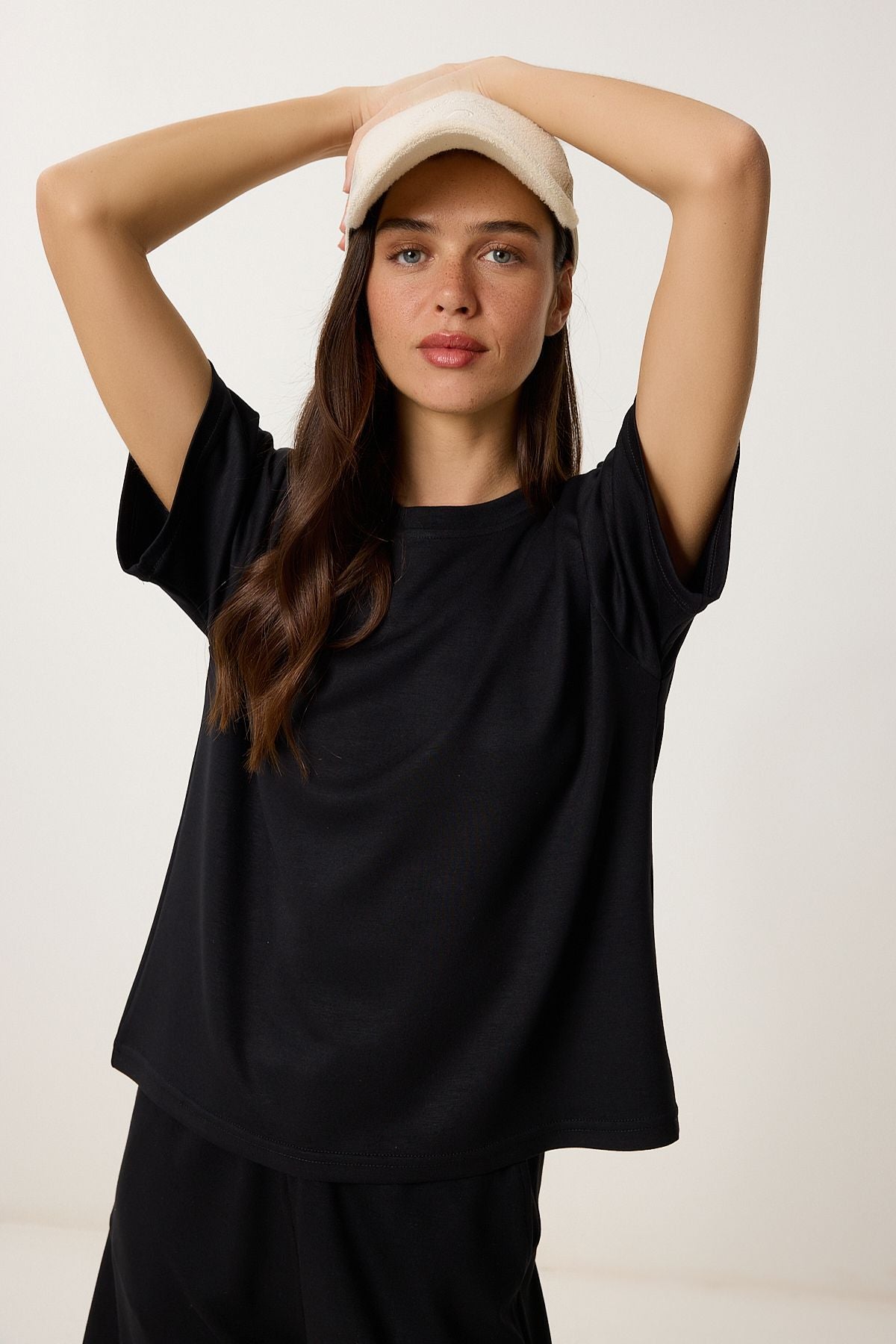 Siyah Bermuda Şort T-Shirt Takım BY00059