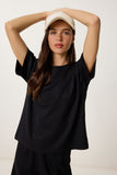 Siyah Bermuda Şort T-Shirt Takım BY00059