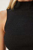 Siyah Yarım Balıkçı Yaka Triko Bluz  FN03308