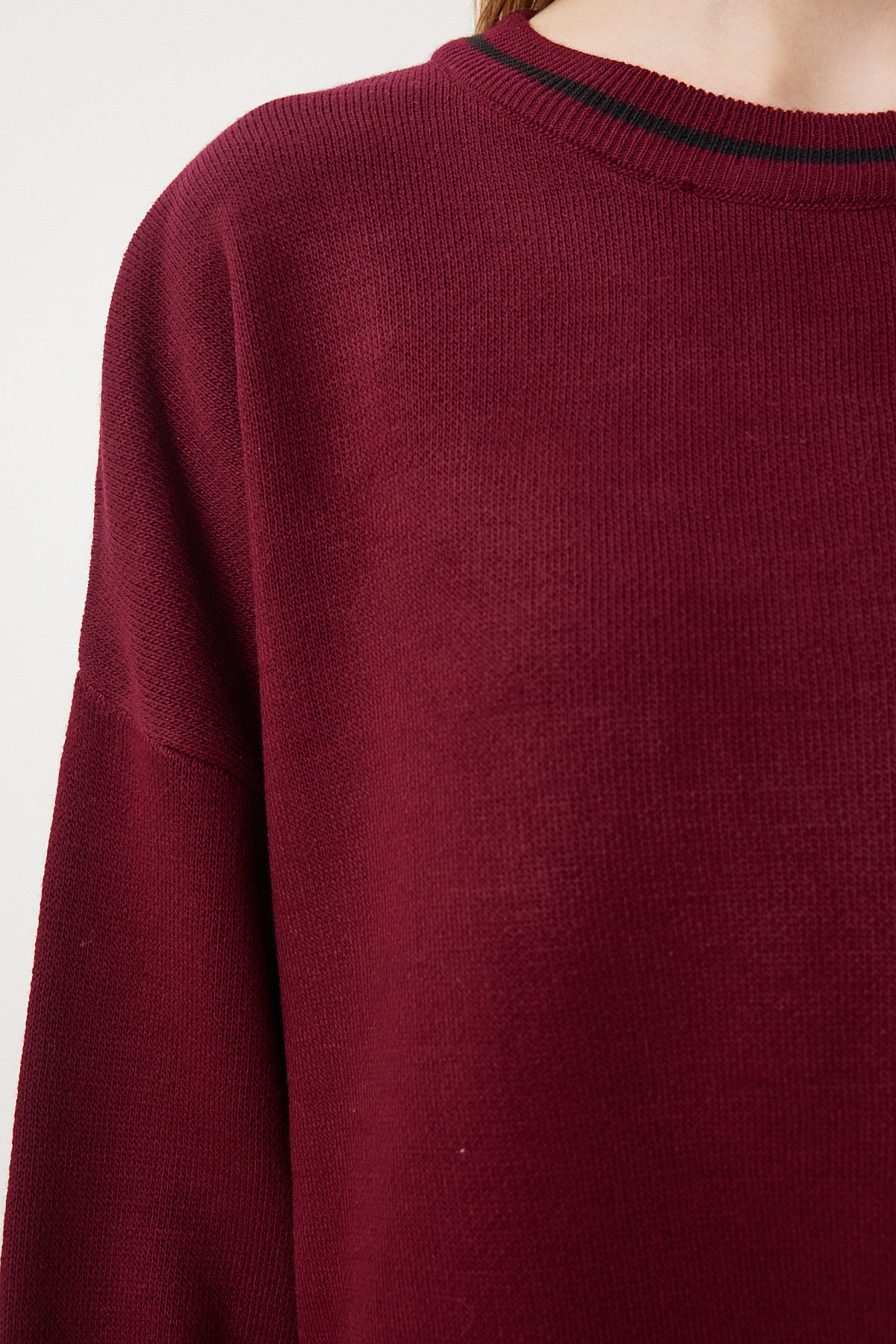 Bordo Basic Triko Kazak PF00010