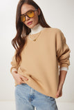 Bisküvi Şardonlu Basic Sweatshirt OW00001