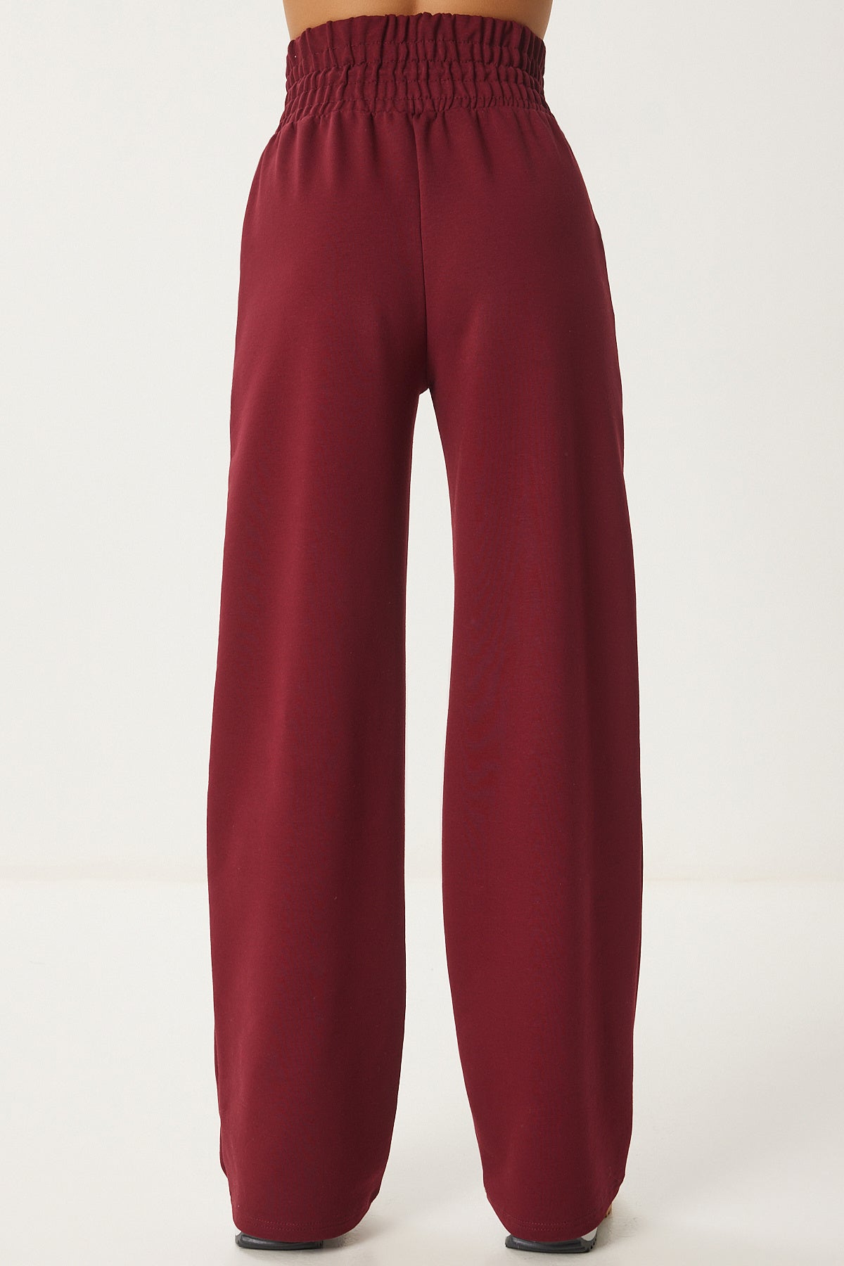 Bordo Cepli Basic Örme Eşofman Altı  XR00018