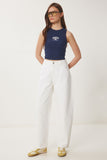 Kemik Yıkamalı Baggy Jean OK00064