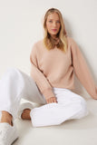 Bisküvi Kapüşonlu Şardonlu Sweatshirt OW00050