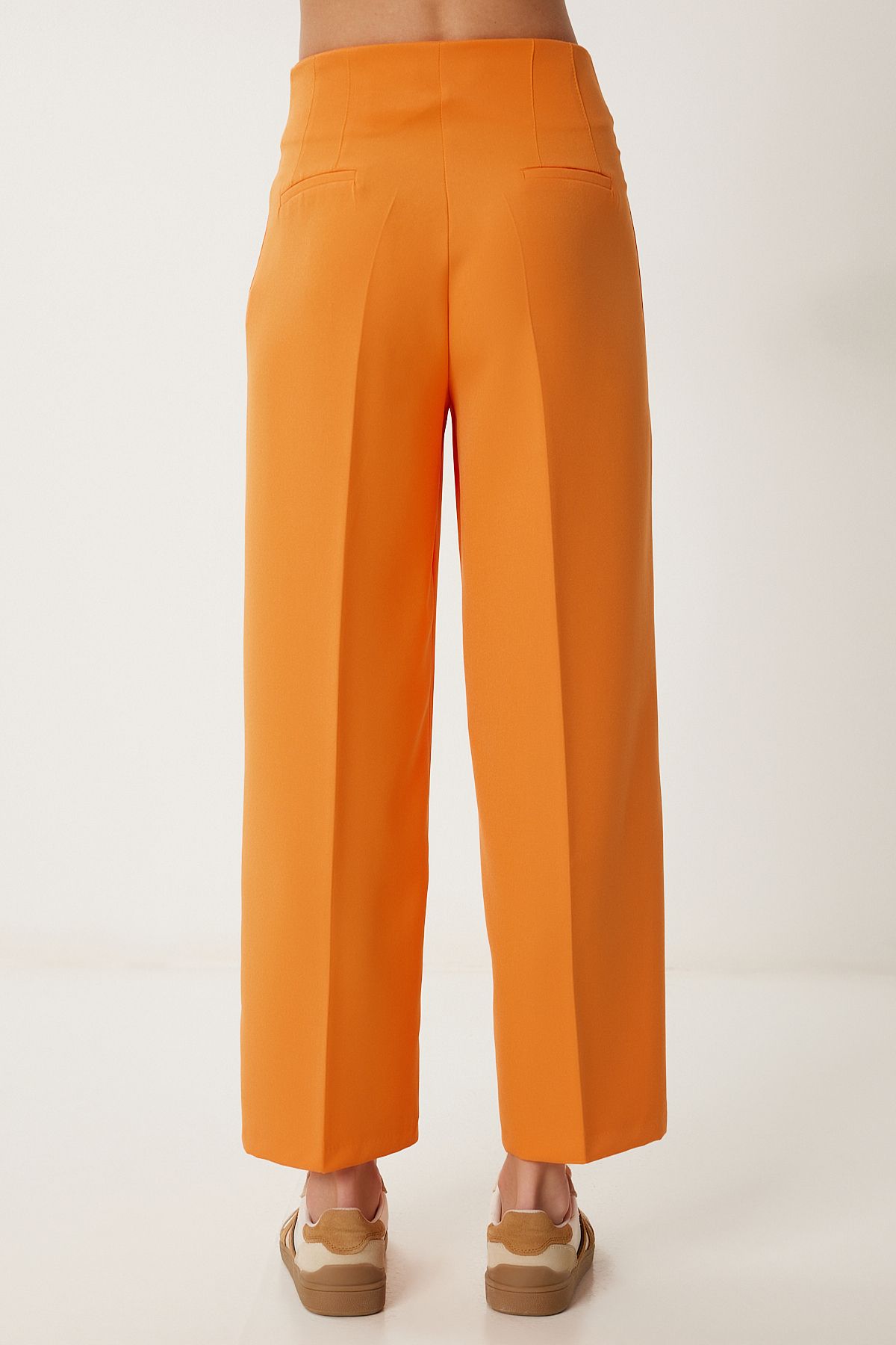 Oranj Orta Bel Culotte Dokuma Pantolon NS00435
