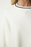 Ekru Basic Triko Kazak PF00010
