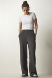 Füme Fitilli Örme Pantolon EW00005